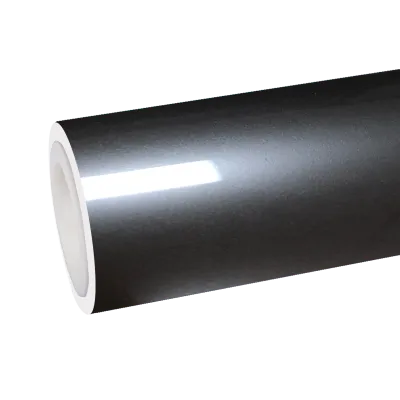 TPU Gloss Metallic Tungsten Black Car Vinyl Wrap 01