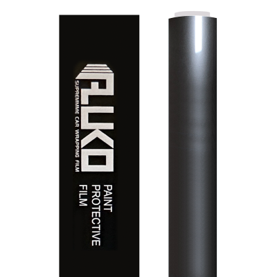 TPU Gloss Metallic Tungsten Black Colored PPF Paint Protection Film   02