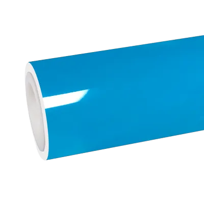 TPU Gloss Miami Blue Car Vinyl Wrap Sale 01