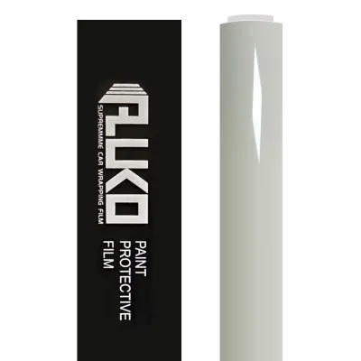 TPU Gloss Pepper White Car Vinyl Wrap 02