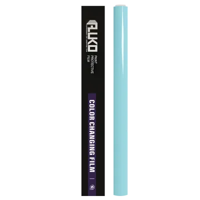 TPU Gloss Tiffany Blue Car Vinyl Wrap  02