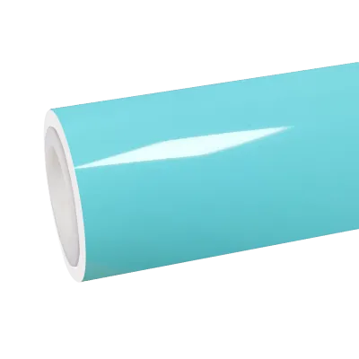 TPU Gloss Tiffany Blue Car Vinyl Wrap  01