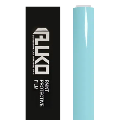 TPU Gloss Tiffany Blue Colored PPF Paint Protection Film 02