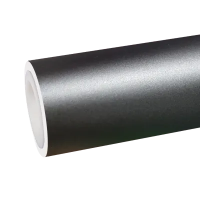 TPU Matte Metallic Dark Grey Car Vinyl Wrap 01