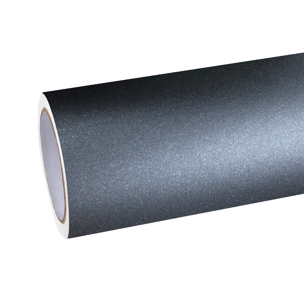 Matte Metallic Charcoal Grey Car Vinyl Wrap