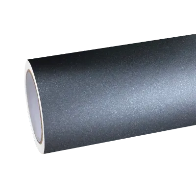 Matte Metallic Charcoal Grey Car Vinyl Wrap PET 01