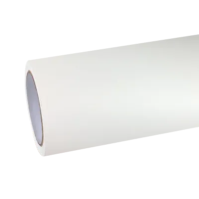 Ultimate Flat Pure White Car Vinyl Wrap PET 01