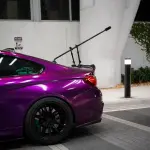 Gloss Metallic Grape Purple Car Vinyl Wrap PET