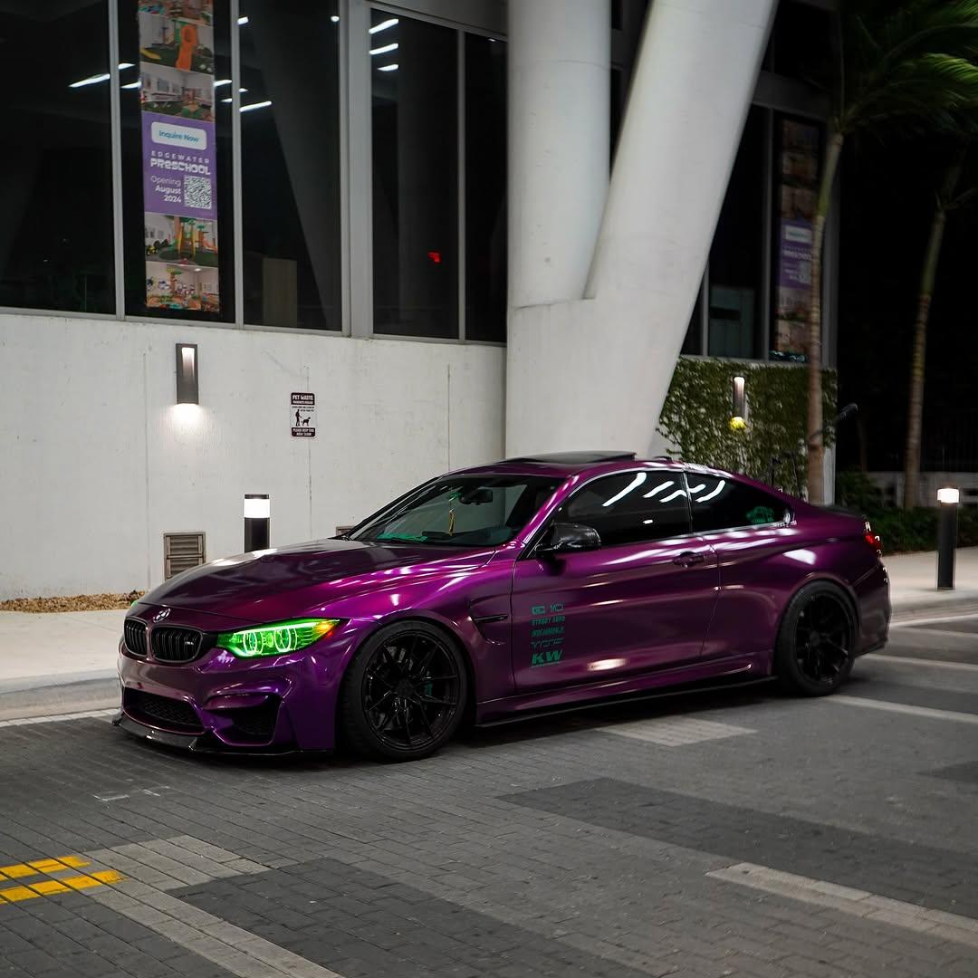 Gloss Metallic Grape Purple Car Vinyl Wrap