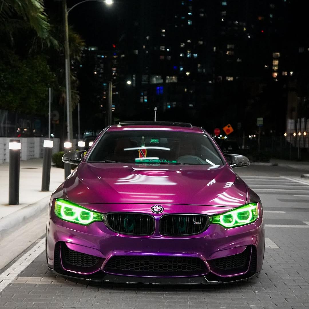 Gloss Metallic Grape Purple Car Vinyl Wrap