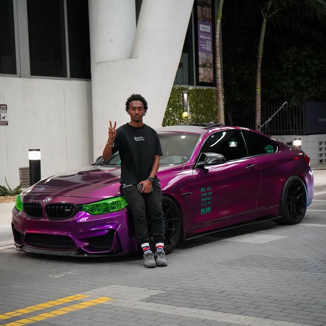 Gloss Metallic Grape Purple Car Vinyl Wrap PET