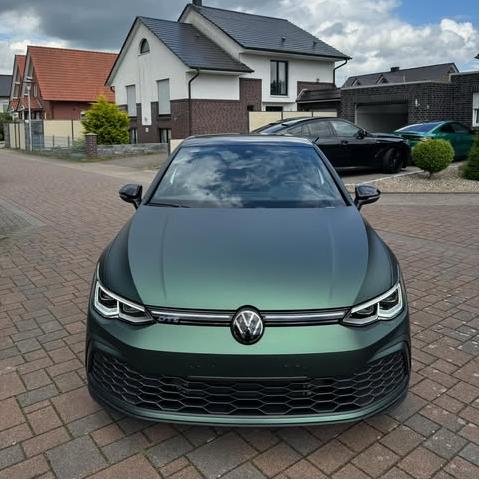 Matte Emerald Green Car Vinyl Wrap BWM I3
