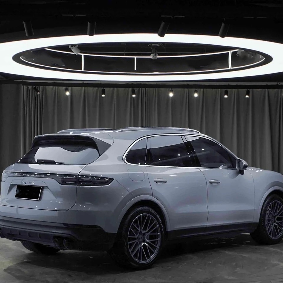 Gloss Light Slate Grey Car Vinyl Wrap PET