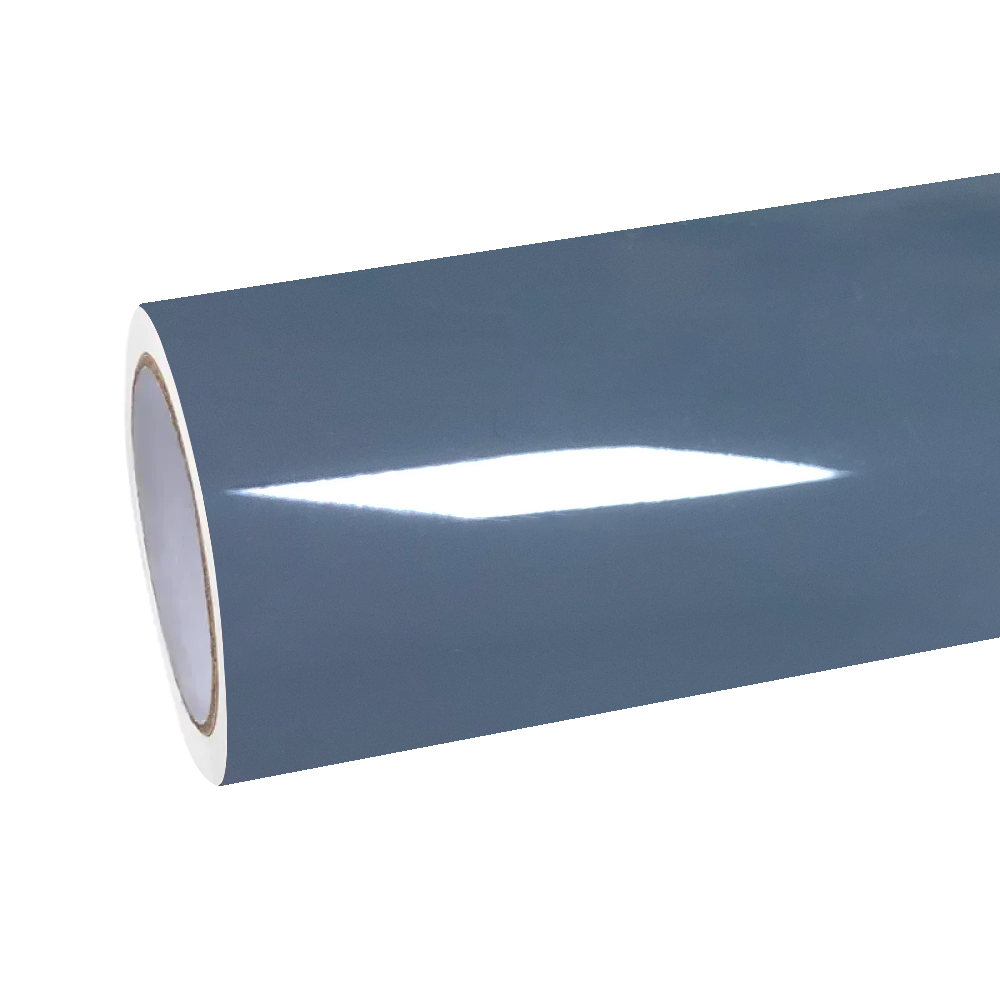 Gloss Slate Grey Car Vinyl Wrap PET