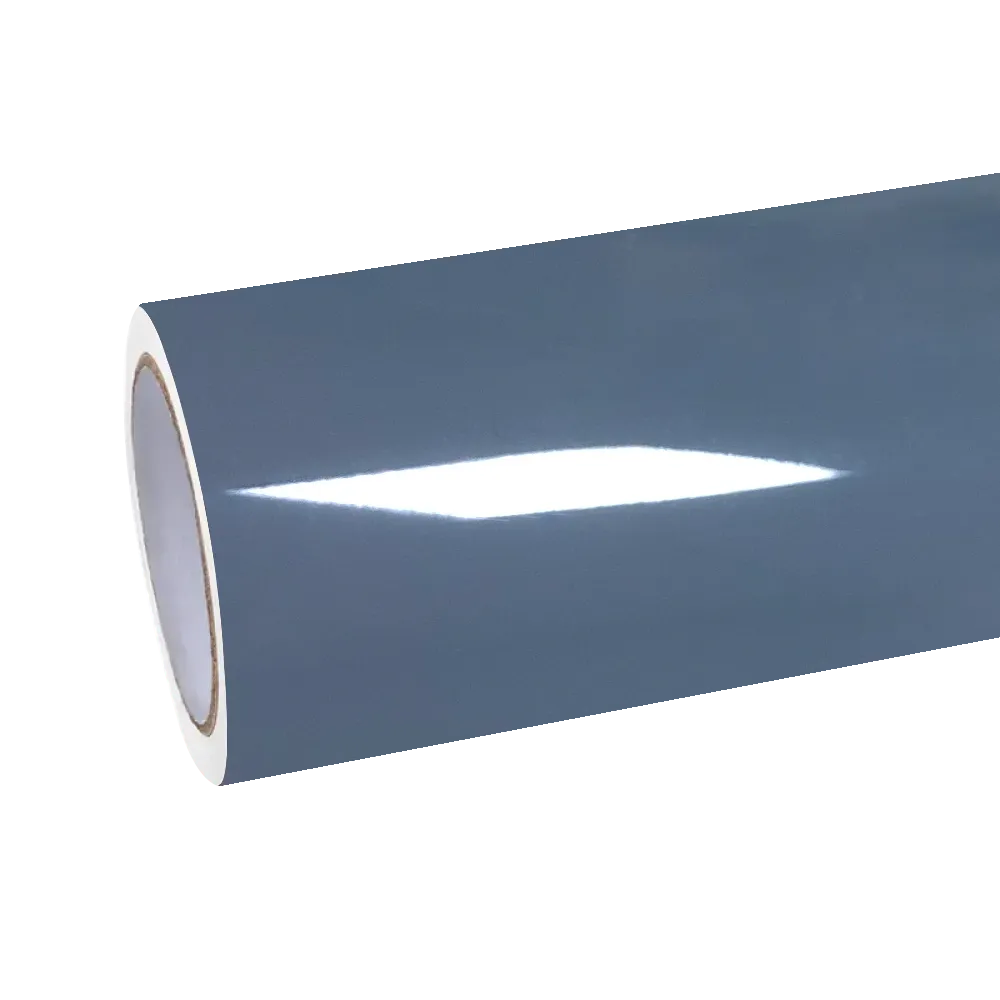 Gloss Slate Grey Car Vinyl Wrap PET