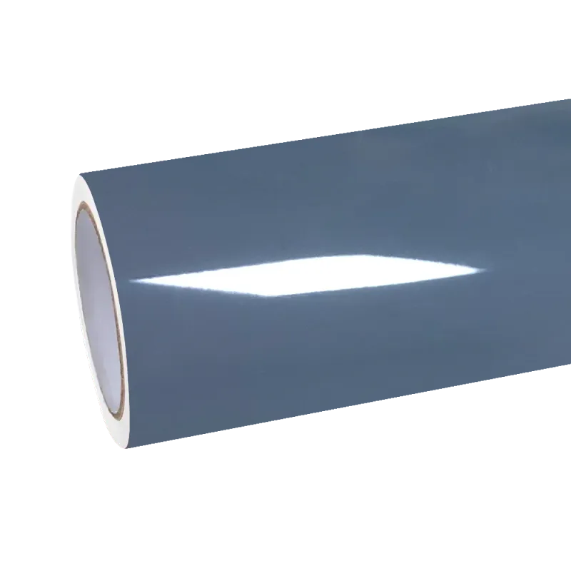 Gloss Slate Grey Car Vinyl Wrap PET