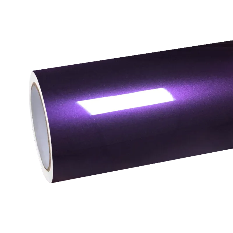 Gloss Metallic Twilight Purple Car Vinyl Wrap PET