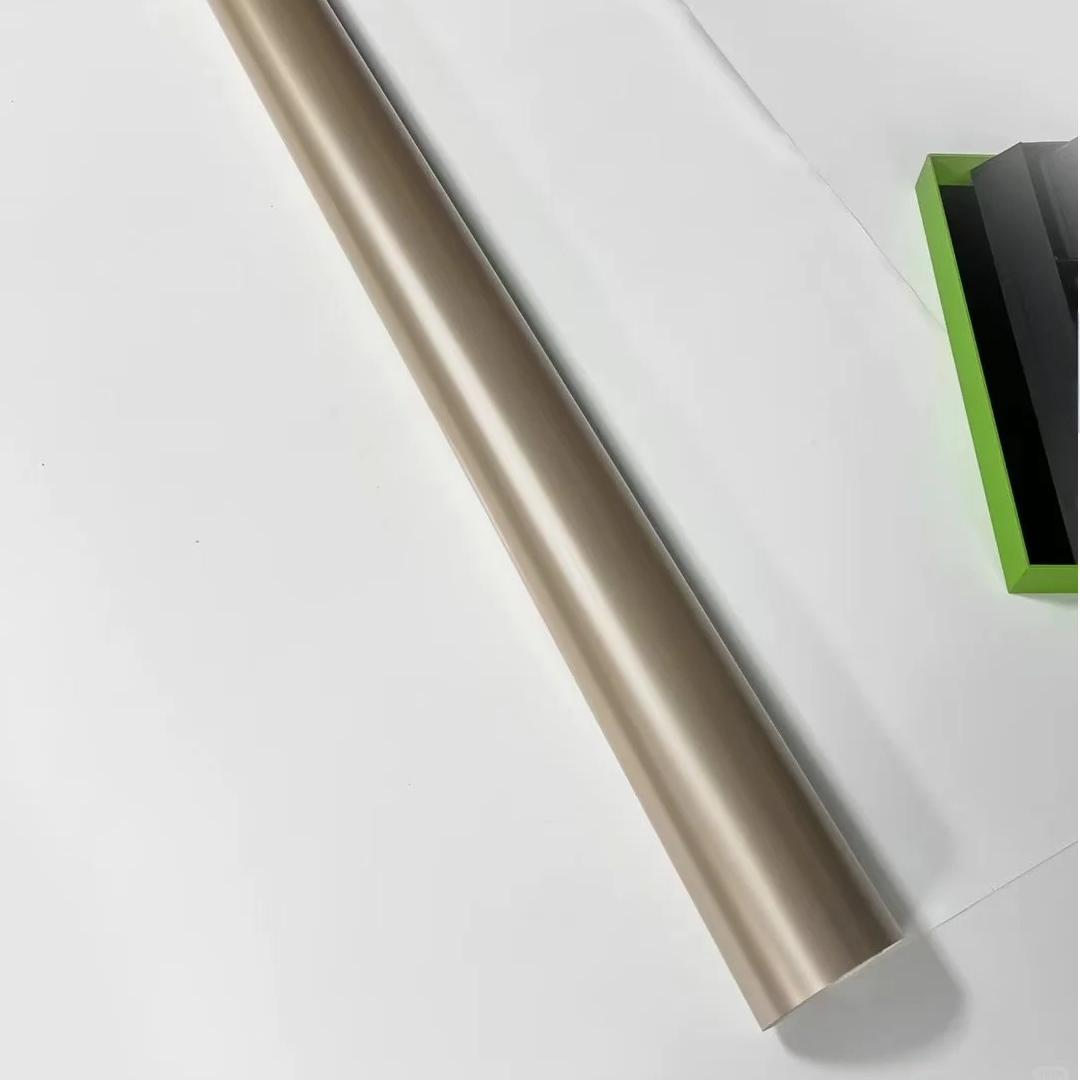 Metallic Champagne Gold Car Wrap PET 