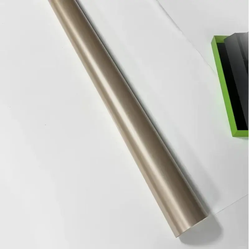 Matte Metallic Champagne Gold Car Wrap PET 