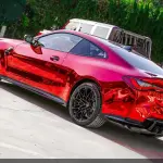 Gloss Mirror Chrome Red  Car Vinyl Wrap