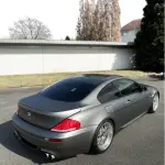 Matte Metallic Dark Grey Car Vinyl Wrap