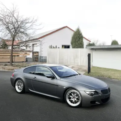 Matte Metallic Dark Grey Car Vinyl Wrap 02