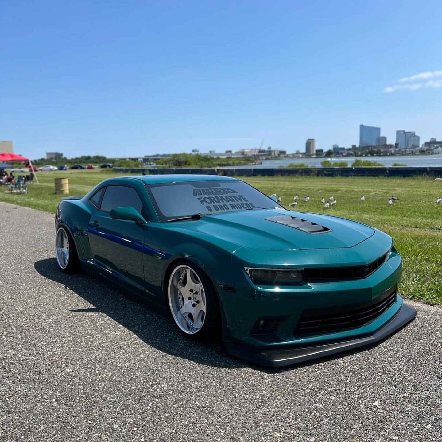 Gloss Hell Green Car Vinyl Wrap PET