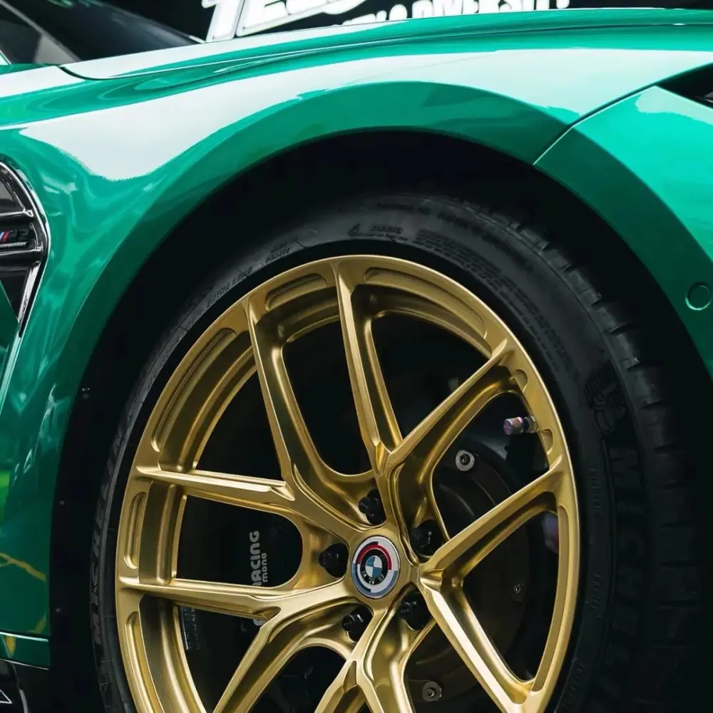 Gloss Metallic Emerald Green Car Wrap Vinyl PET