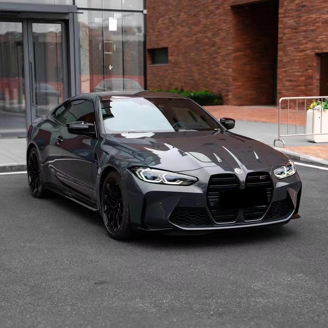 Gloss Metallic Tourmaline Grey Car Vinyl Wrap PET