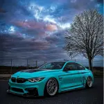 Gloss Sparkle Glitter Tiffany Blue Car Vinyl Wrap