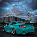 Gloss Sparkle Glitter Tiffany Blue Car Vinyl Wrap