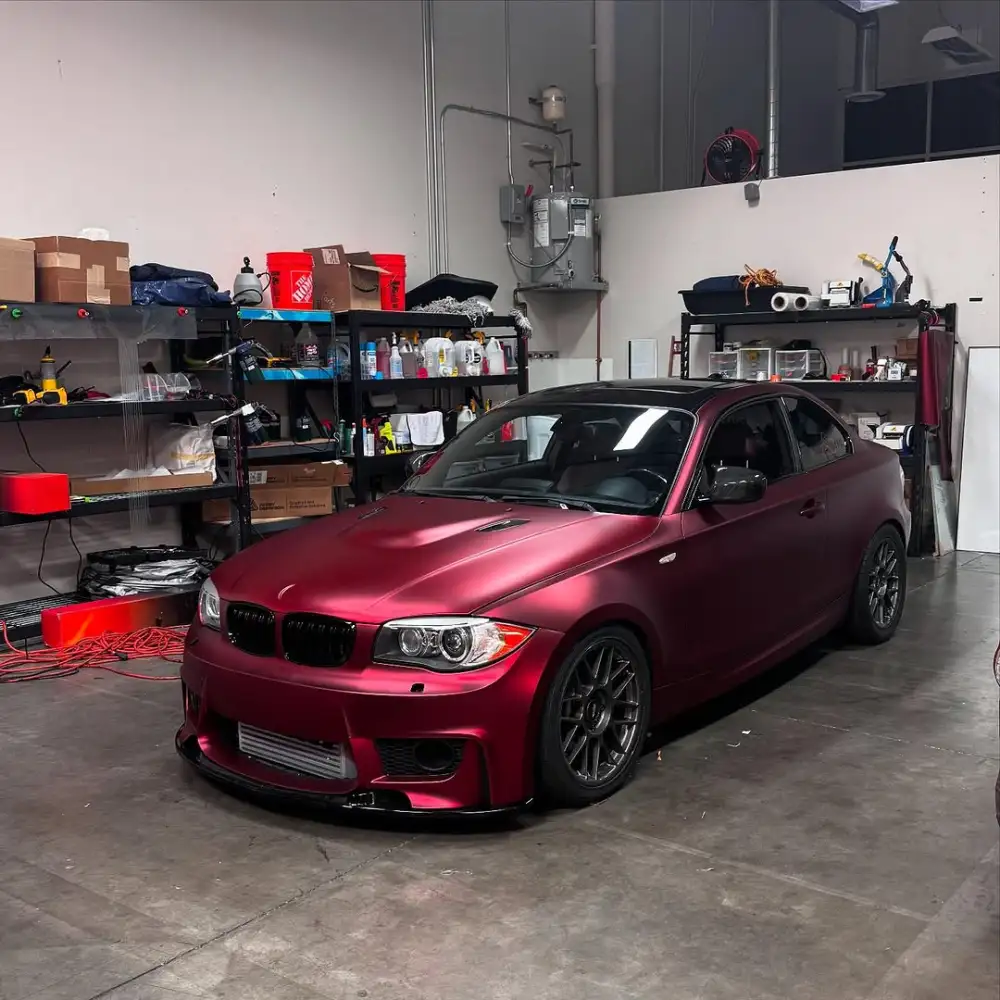 Matte Chrome Metallic Romance Red