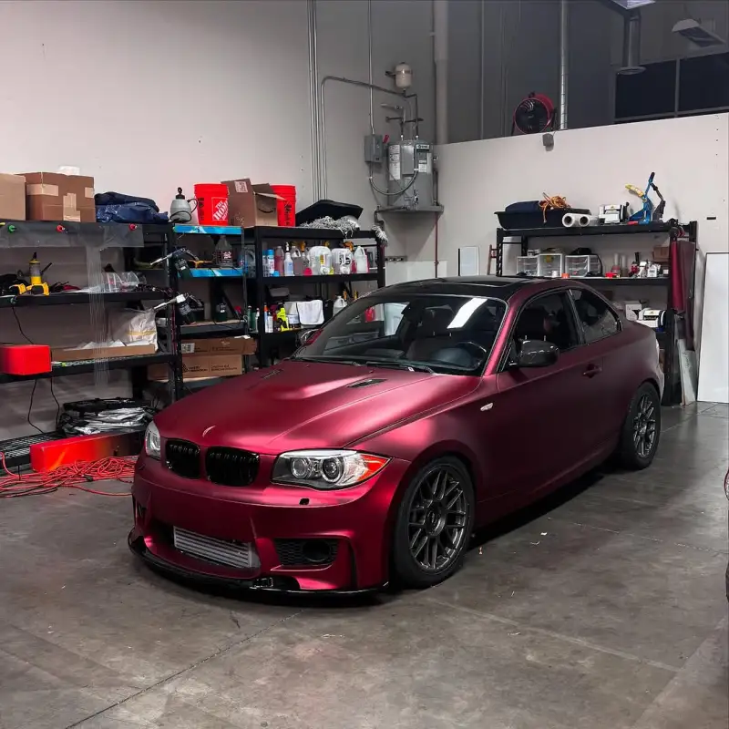 Matte Chrome Metallic Romance Red