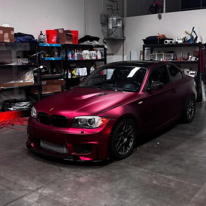 Matte Chrome Metallic Romance Red