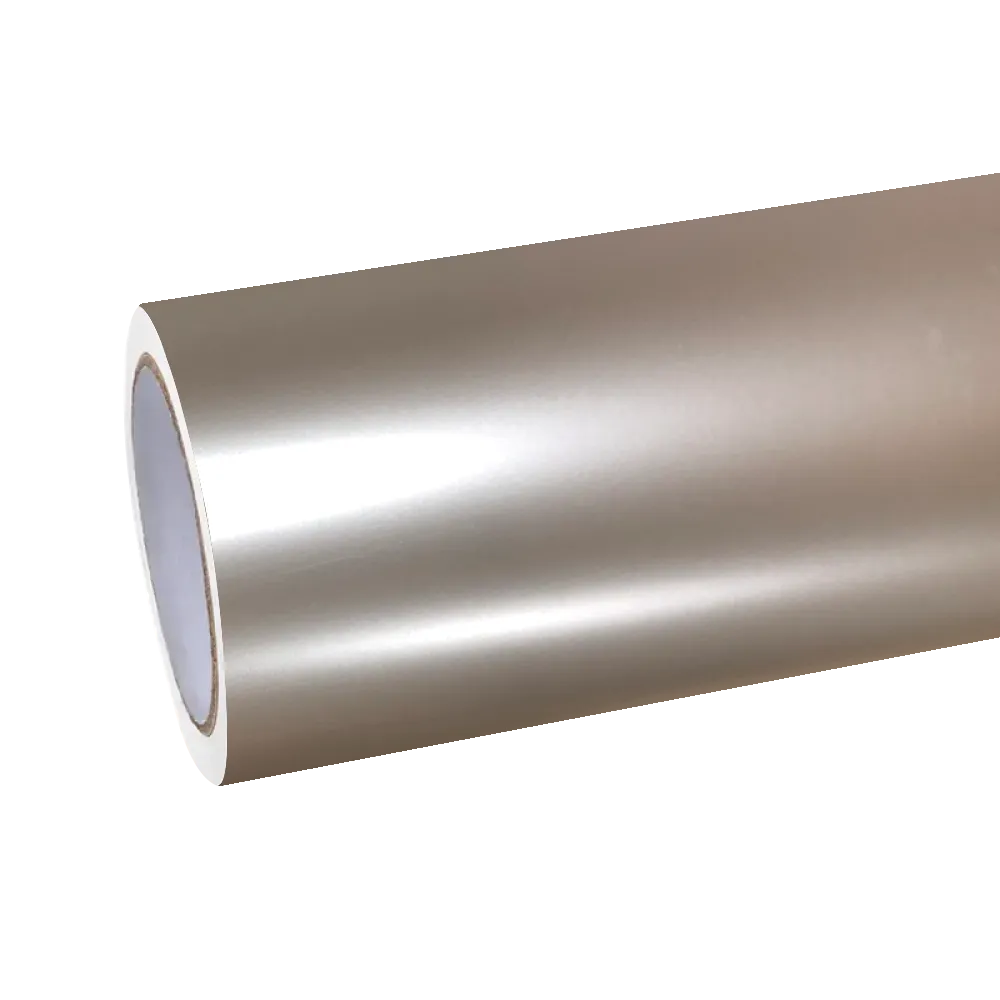 Matte Metallic Champagne Gold Car Wrap PET 