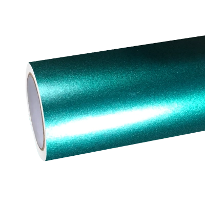 Matte Metallic Emerald Green Car Vinyl Wrap 01
