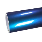 PET Gloss Metallic Chameleon Purple Blue Car Vinyl Wrap