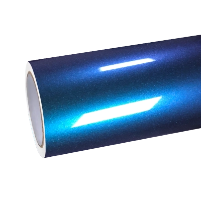 Gloss Metallic Chameleon Purple Blue Car Vinyl Wrap PET 01
