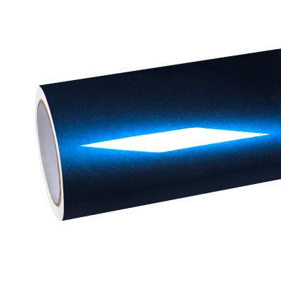 Gloss Indigo Blue Car Vinyl Wrap PET 01