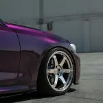 Gloss Metallic Midnight Purple Car Vinyl Wrap BMW