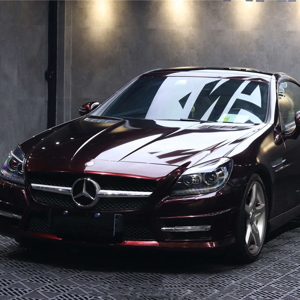 Gloss Metallic Black Rose Car Vinyl Wrap