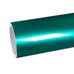 Gloss Metallic Emerald Green Car Wrap Vinyl PET