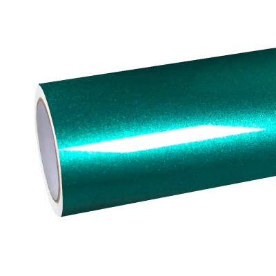 Gloss Metallic Emerald Green Car Wrap Vinyl PET 01