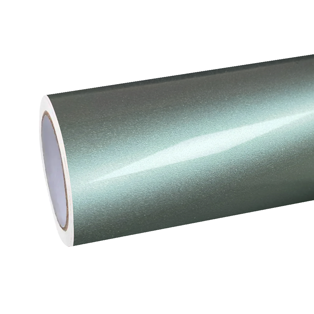 Gloss Metallic Hadlin Green Car Vinyl Wrap PET