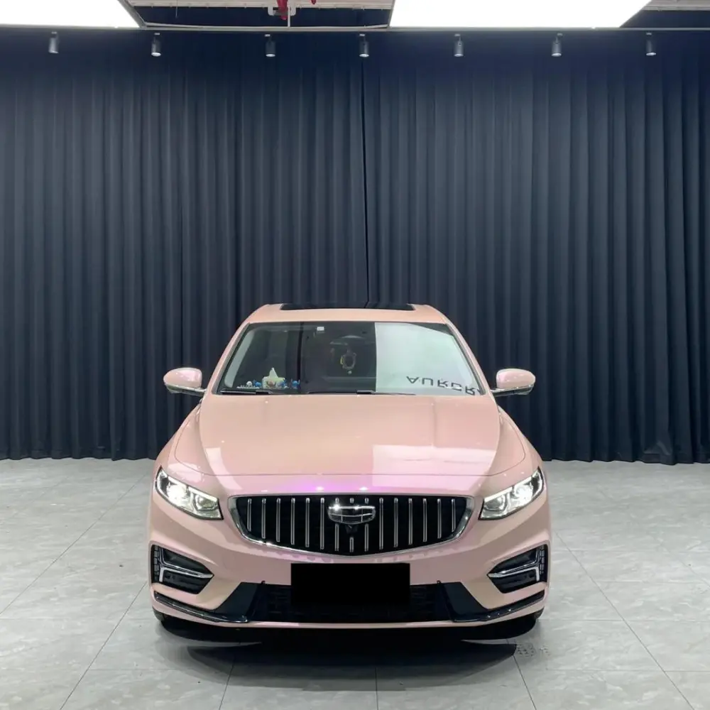 Gloss Metallic Purple Pink Car Vinyl Wrap PET