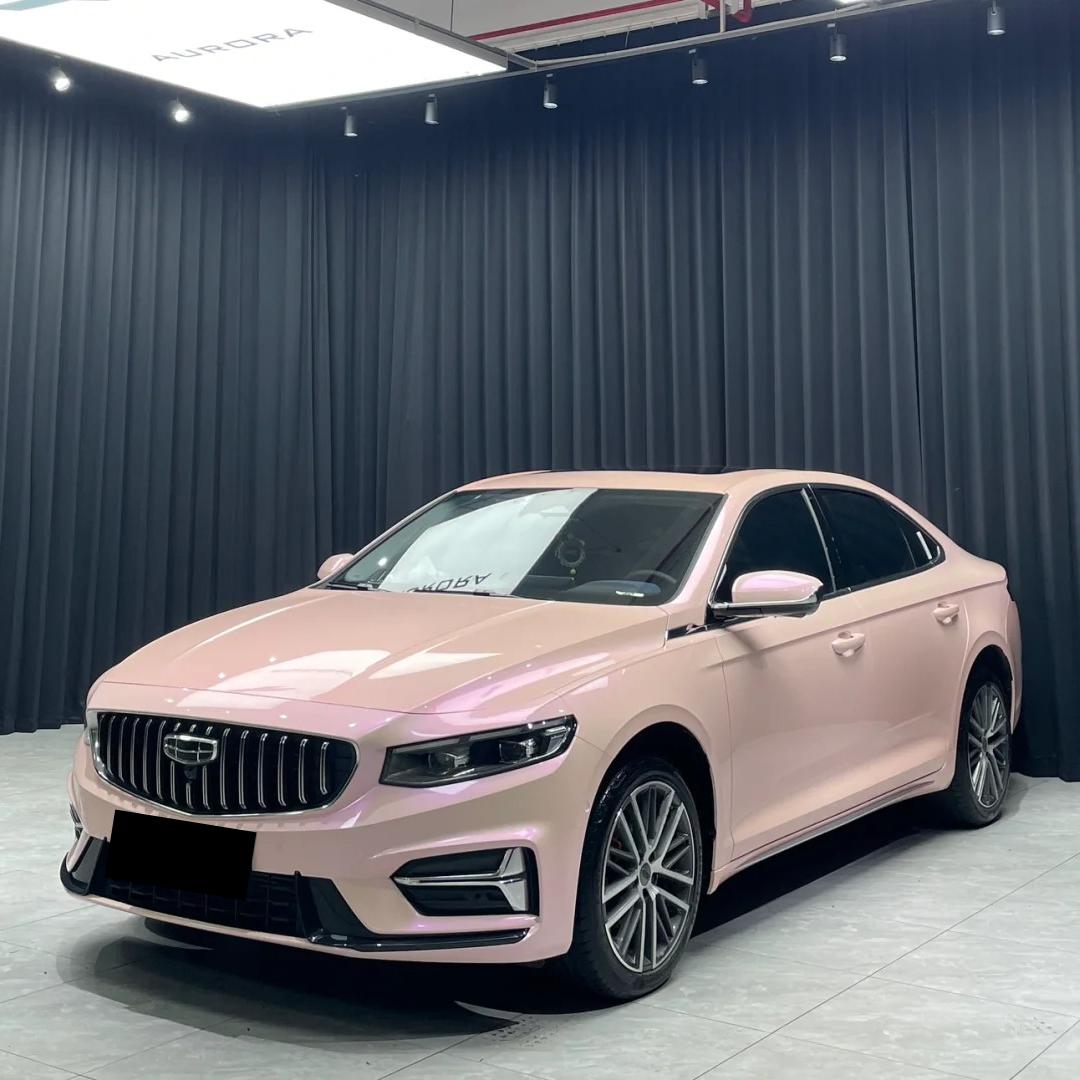 Gloss Metallic Purple Pink Car Vinyl Wrap PET