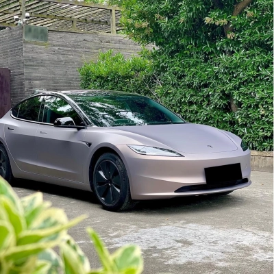 Matte Metallic DBX Purple Car Vinyl Wrap PET 02