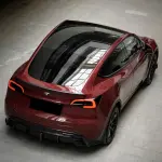 Gloss Metallic Ancora Red Car Vinyl Wrap PET