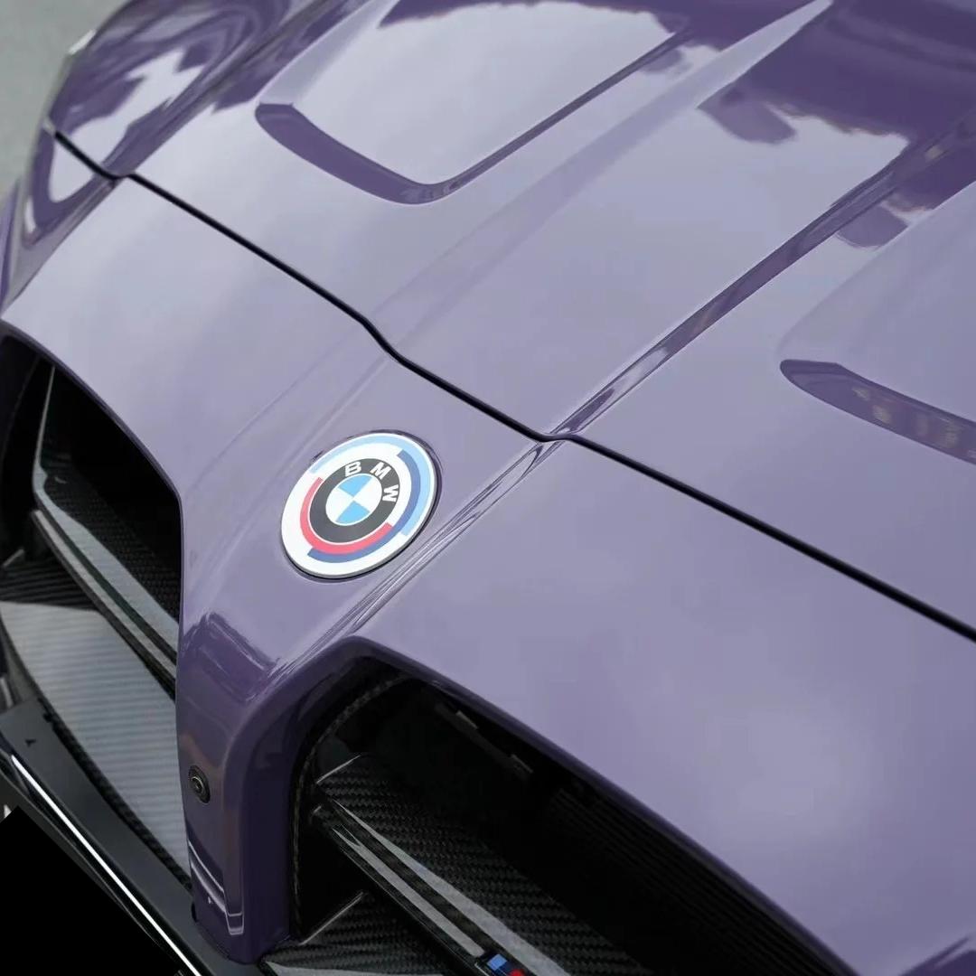 Gloss Metallic Hazy Purple Car Vinyl Wrap PET