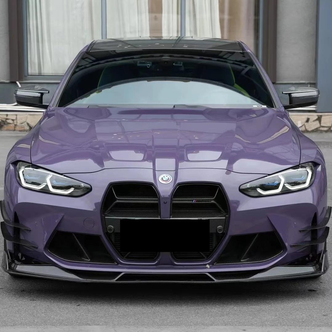 Gloss Metallic Hazy Purple Car Vinyl Wrap PET
